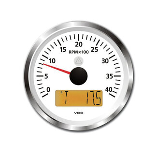 Veratron VDO VLW Rev counter / hours 4000 rpm RW 85mm