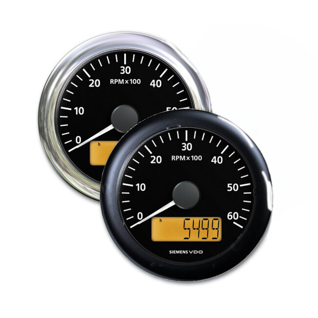 Veratron VDO VLW Rev counter / hours 4000 rpm RW 85mm