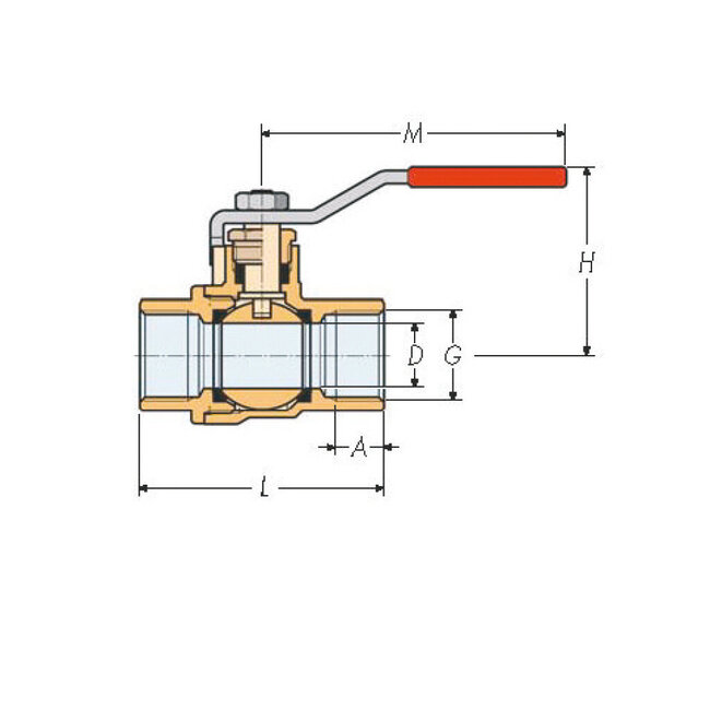 HOLLEX Stainless steel 316 ball valve
