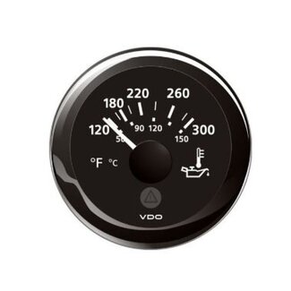 Veratron VDO VLB Temp Oil 120°-300°F/50°-150°C RB 52mm