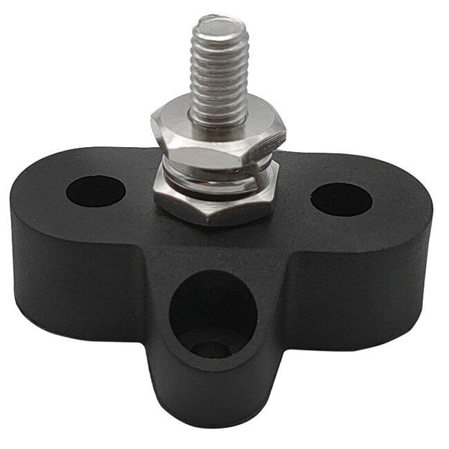 HOLLEX Connection stud single M6 black