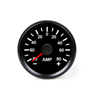 HOLLEX Ammeter 9-32V Black incl. Shunt