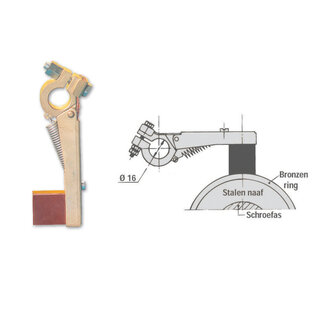 HOLLEX Carbon brush for pantograph