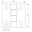 HOLLEX hinge 38x37mm