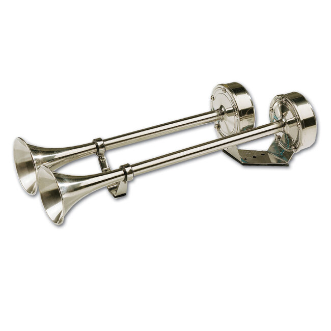 HOLLEX ship horn double 12V 410/470mm