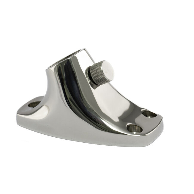 HOLLEX flagpole holder 19mm stainless steel 316 surface-mounted