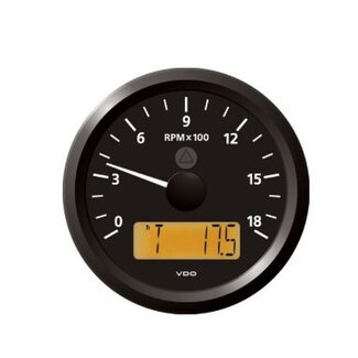Veratron VDO VLB Rev counter 1800 rpm RB 85mm