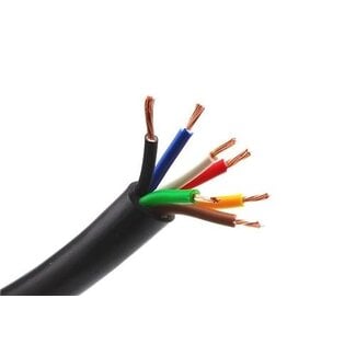 Max Power Multicore cable 7x0.75 mm² black / mtr.
