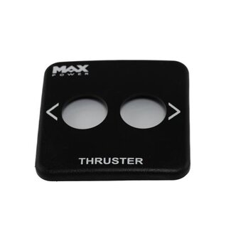 Max Power Protection plate black push-button panel
