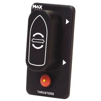 Max Power Control panel black for bow and stern thruster