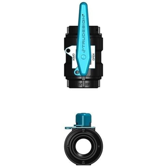 Tru Design Ball valve black 1 1/2" BSP