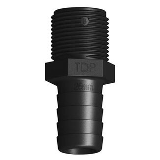 Tru Design Hose grommet 25mm x 1" BSP male thread long