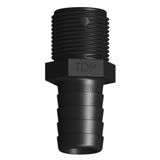 Tru Design Hose grommet 25mm x 1" BSP male thread long