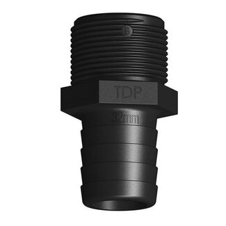 Tru Design Hose grommet 32mm x 1 1/2" BSP male thread long