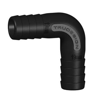 Tru Design Connector 90° 19mm with 2 tulle ends