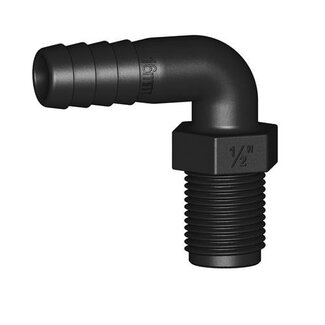 Tru Design Hose grommet 90° (unequal) 16mm x 1/2" BSP