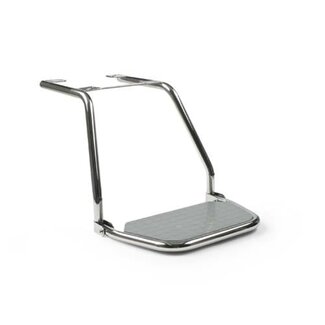Zwaardvis Swordfish Footrest stainless steel/grey short model