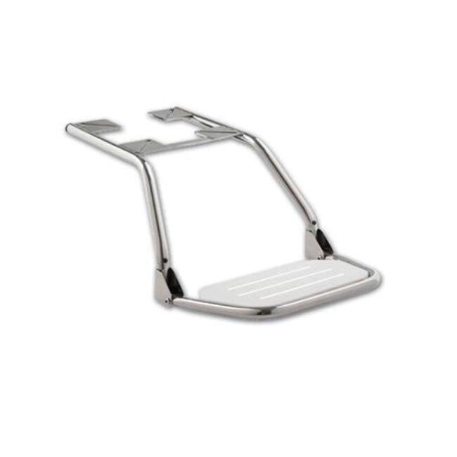 Zwaardvis Swordfish Footrest stainless steel/white short model