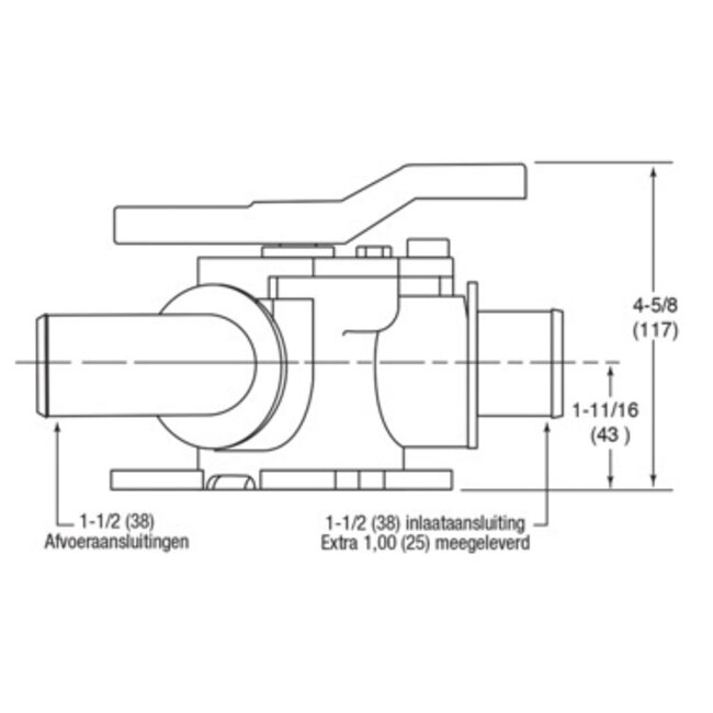 Jabsco Two-way valve Y model