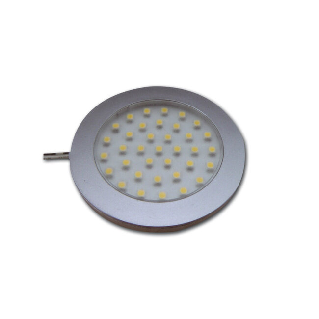 HOLLEX LED spotlight metal 10-30V 2.8W warm white ø68mm