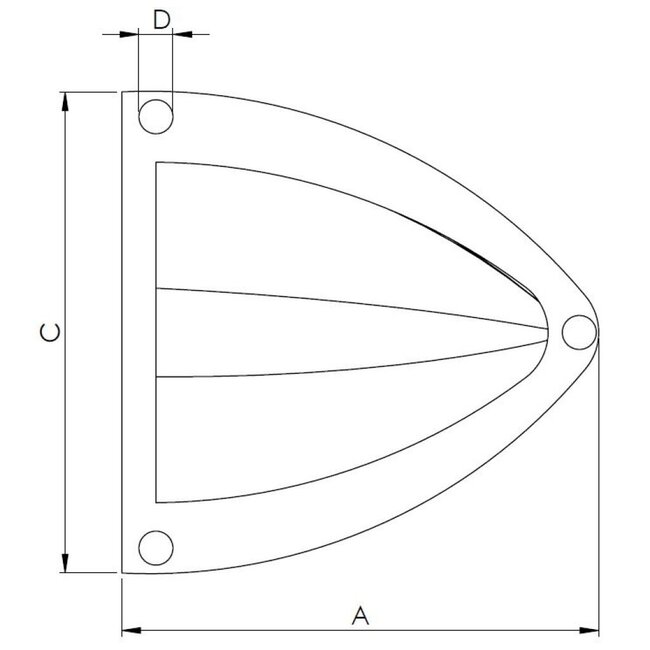 HOLLEX air shell 43x42mm