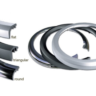 Veratron VDO VL Front Ring Flat Black 85mm Bulk