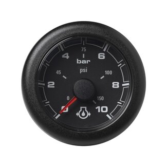 Veratron VDO OCL Engine oil pressure 10Bar 52mm Black