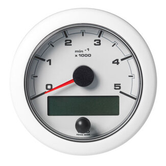 Veratron VDO OCL Rev counter 5,000 RPM 85mm White