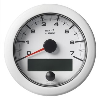 Veratron VDO OCL Rev counter 7,000 RPM 85mm White