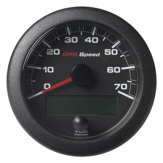 Veratron VDO OCL GPS Speedometer 0-70kn 85mm Black