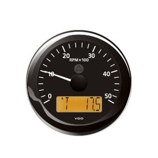 Veratron VDO VLB Tachometer / hours 5000 rpm RB 85mm