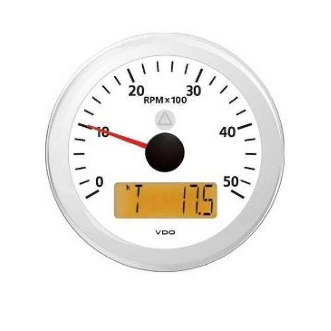 Veratron VDO VLW Rev counter / hours 5000 rpm RW 85mm