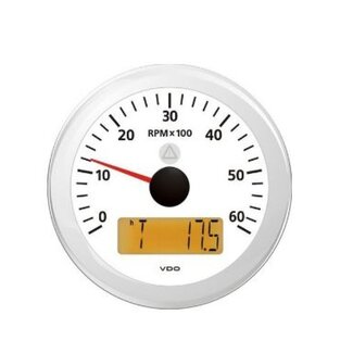 Veratron VDO VLW Rev counter / hours 7000 rpm RW 85mm