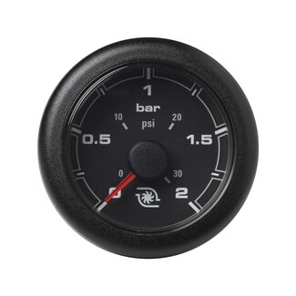 Veratron VDO OCL Turbo pressure 2Bar 52mm Black