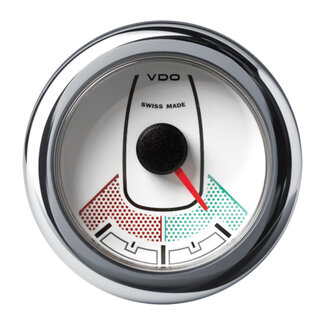 Veratron VDO OCL Rudder position indicator 90° 52mm White