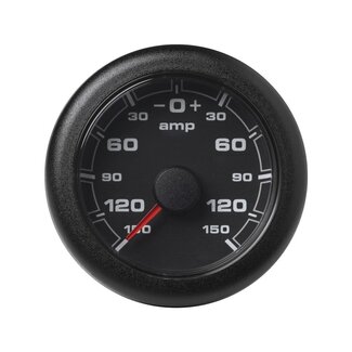 Veratron VDO OCL Ammeter 150A 52mm Black