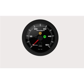 Veratron VDO OCL Wind speed indicator 85mm Black
