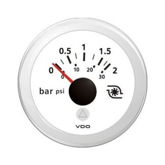 Veratron VDO VLW Turbo Pressure 0-2bar/0-30psi RW 52mm