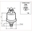 VDO VDO Pressure transducer 0-10 bar mv+WK 0.8 bar