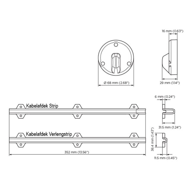 Zipwake Zipwake Interceptor 600S - cable 3m