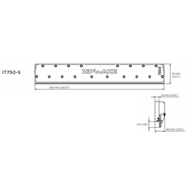 Zipwake Zipwake Interceptor 750S - cable 3m