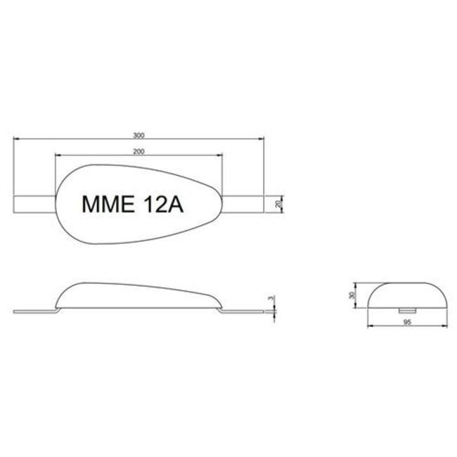 MME MME Anode Aluminium Skin/Skin MME12A
