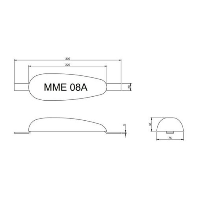 MME MME Anode Aluminium Skin/Skin MME08A