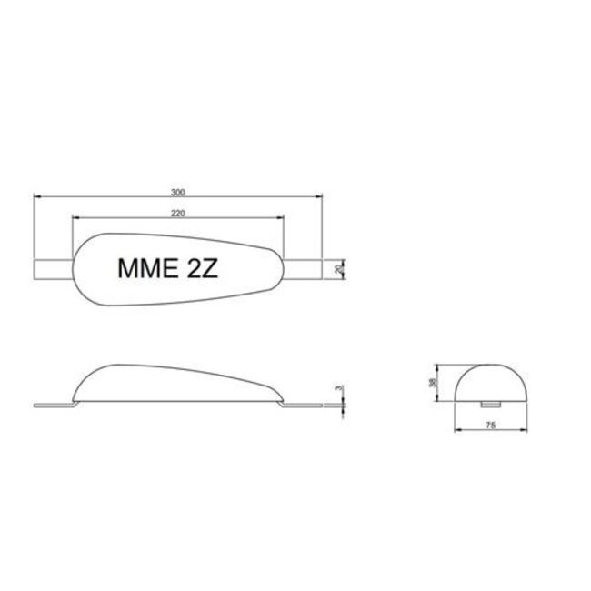 MME MME Anode Zinc Skin/Skin MME2Z