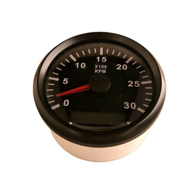 HOLLEX Hollex rev counter black 9-32V 0-3000rpm