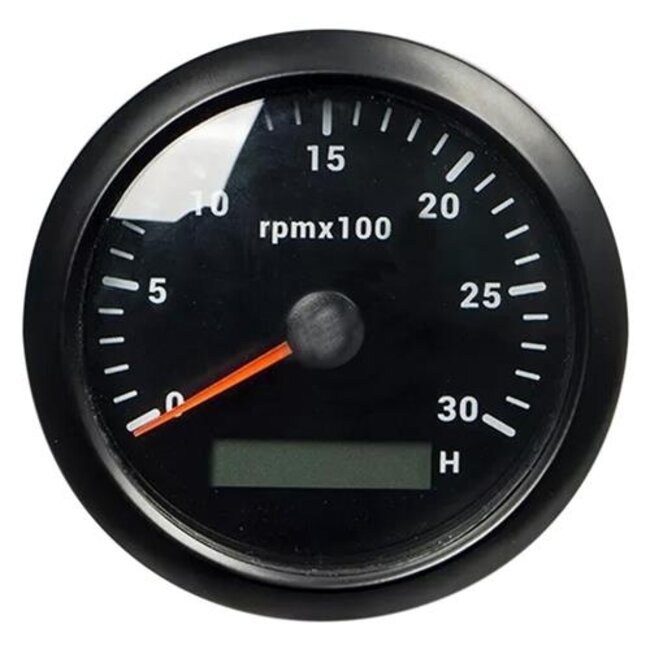 HOLLEX Hollex rev counter black 9-32V 0-3000rpm