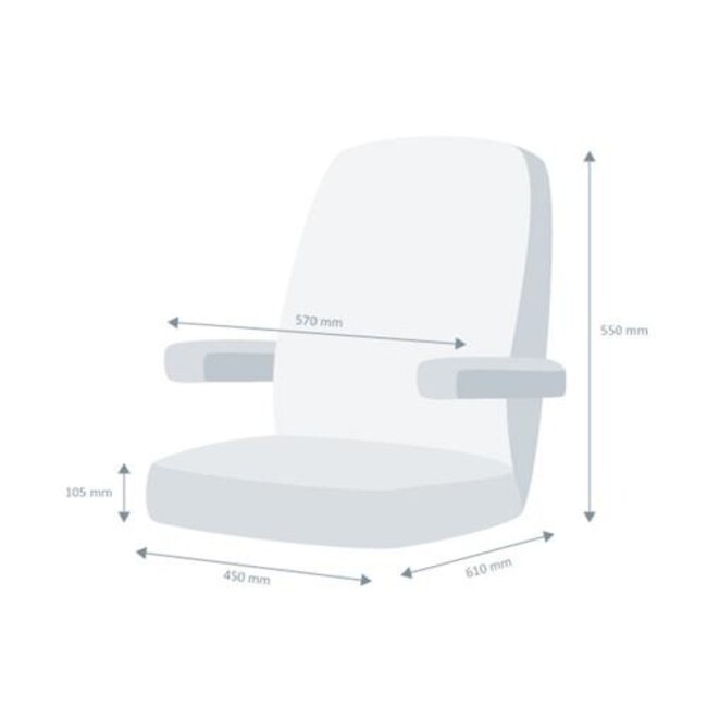 Pörtner Pörtner helm seat Varius H / Marine