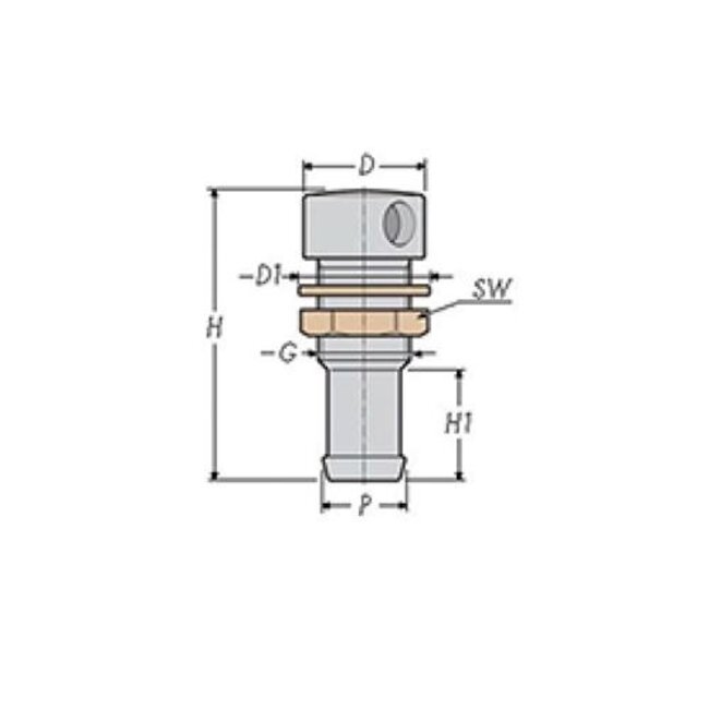 Guidi Guidi Air bleed nipple for hose 20 mm