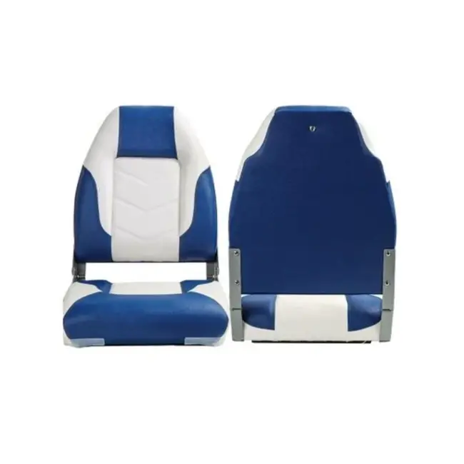 Titan Marine High Back Boat Chair White/Blue