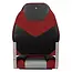 Titan Marine High Back Boat Chair Grey/Steenkool/Red